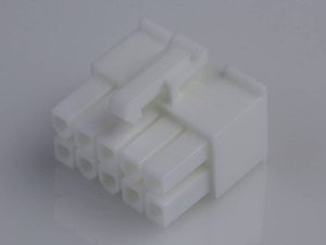 Obudowa złącza pin żeńskiego na kabel Molex MOL Power & Signal Sol. 39012100, piny: 10, 13 A, 1 szt.