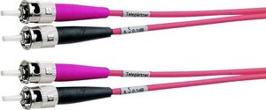 Kabel światłowodowy Telegärtner L00811A0007, złącze męskie ST, złącze męskie ST, 2.00 m