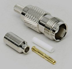 Złącze TNC BKL Electronic  0405037/D złącze żeńskie proste 75 Ω 1 szt.