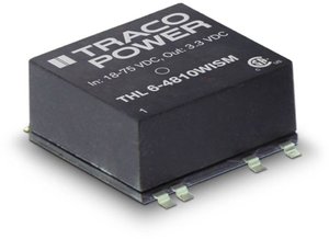 Przetwornica DC/DC, SMD TracoPower THL 6-2422WISM THL 6-2422WISM, SMD, 6 W, 12 V/DC, -12 V/DC, 250 mA, 1 szt.
