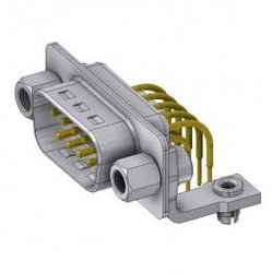 Złącze męskie D-Sub Deltron Connectors DTS09PYC/2M47UNB5, rzędy: 2, styki: 9, 90 °, 1 szt.