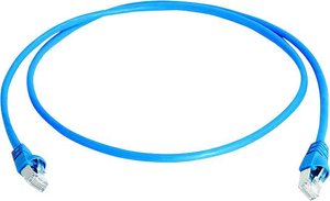 Kabel LAN Telegärtner L00006A0048, 1 szt., RJ45, CAT 6a, S/FTP, 50.00 m, niebieski