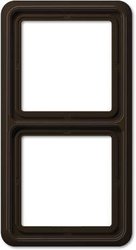 Rama Jung CD582BR 2-krotnie  Osłona Jung CD582BR brąz