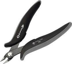 Szczypce tnące do PCB ESD Ecotronic - głowica spłaszczona - wersja wąska  Szczypce boczne do PCB C.K Ecotronic T3886, 139 mm, 61 HRC, ESD