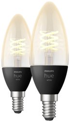 Zestaw dwóch żarówek LED Philips Lighting Hue White E14 Kerze Doppelpack Filament 2x300lm Hue 871951430221100 9 W