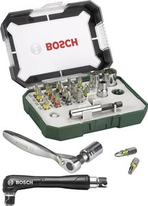 Bity Bosch Accessories Promoline 2607017392 1 szt. płaski, krzyżakowy Pozidriv, krzyżakowy Phillips, wewnętrzny sześciokąt, wewnętrzny sześciokąt (TX)