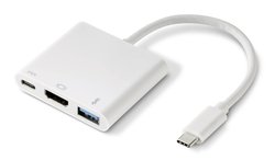telewizory i monitory adapter Renkforce RF-4366444 biały miedź