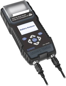 Tester baterii z drukarką 12 i 24 V. Tester akumulatorów Kunzer