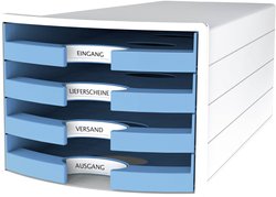 Szafka z szufladami HAN 1013-54 biały DIN A4, DIN C4 Ilość szuflad: 4