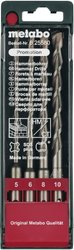 Zestaw wierteł udarowych Metabo  625580000 5 mm, 6 mm, 8 mm, 10 mm 1 zest.