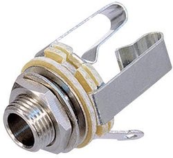 Gniazdo montażowe jack Rean NYS 230, 6.35 mm, 3-pin, stereo