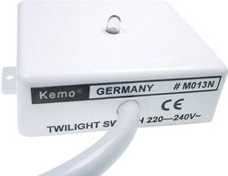 Wyłącznik zmierzchowy - zestaw Kemo M013N, 220 - 240 V / AC, 3 A/230 V