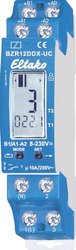 Licznik impulsów czasu pracy. 1 bezpotencjałowy zestyk przełączny 10A/250VAC Licznik czasu pracy Eltako BZR12DDX-UC, 230 V, IP20