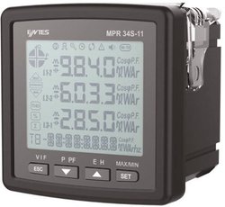 ENTES MPR-34S-11-72 Multimetr 1x wejście cyfrowe 1x wyjście impulsowe RS485 Miernik panelowy, cyfrowy ENTES MPR-34S-11-72