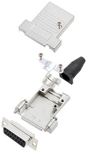 Zestaw listew żeńskich D-Sub encitech DTSL15-SJSRG-T-DMS-K 6355-0087-32, rzędy: 2, styki: 15, 180 °, 1 szt.
