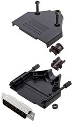 Zestaw listew męskich D-Sub TRU COMPONENTS TCDTPKP25HDP44K 7709084, rzędy: 3, styki: 44, 180 °, 1 szt.