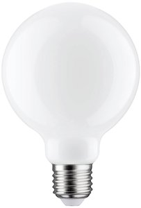 Filament 230V LED Globe G95 E27 806lm 7,5W 2700K ściemnialny Opal Żarówka LED Paulmann 28702 E-27 7.5 W 806 lm ciepła biel 1 szt.