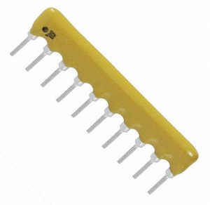 Drabinka rezystancyjna 10 kΩ radialny THD SIP-10 0.2 W Bourns 4610X-101-103LF  1 szt.