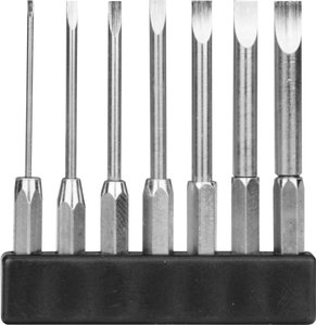 Bity Donau Elektronik MBS70, płaski, stal chromowo-niklowo-molibdenowa, 7 szt.