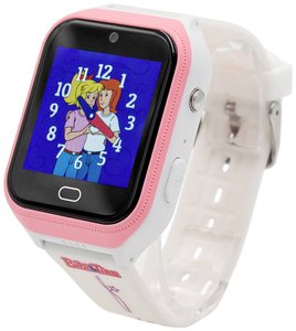 Technaxx Bibi&Tina 4G Kids-Watch Elektroniczny Smartwatch dla dzieci 43 mm x 55 mm x 17 mm różowy, biały, czarny