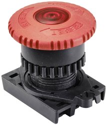 Przycisk grzybkowy zatrzymania awaryjnego TRU COMPONENTS S2ER-E4R TC-10344028, 1 szt.
