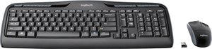 Klawiatura, zestaw myszy Logitech MK330 klawisze multimedialne Międzynarodowa US, QWERTY czarny