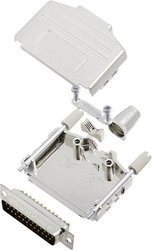 Zestaw listew męskich D-Sub encitech DPPK25-M-DBP-K 6355-0004-03, rzędy: 2, styki: 25, 180 °, 1 zest.