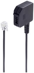 Shiverpeaks BASIC-S Western wtyk 6/4 na złącze TAE F, 0,2 m Przejściówka, adapter Shiverpeaks BS71040 1 szt.