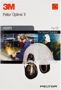 Ochronniki słuchu 3M PelTOR TIME II H520P3E zielony SNR 30 DB Słuchawki ochronne 3M Peltor Optime II H520P3E 31 dB  1 szt.