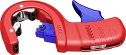Obcinak do rur Obcinak do rur DP50 do rur z tworzywa sztucznego z powłoką z tworzywa sztucznego 202 mm Obcinak do rur Knipex 90 23 01 BK 1 szt.