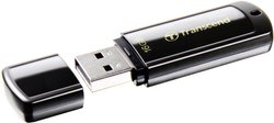 Pendrive USB 2.0 Transcend JetFlash 350, 16 GB, czarny, otwierany
