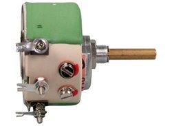 Potencjometr z drutem ceramicznym, 10kΩ, 40W, liniowy, końcówka lutownicza, D 55/40W 10% 10K Potencjometr drutowy   40 W 10 kΩ KRAH D 55/40W 10% 10K 1 szt.