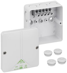 Puszka instalacyjna Spelsberg Abox-i m 040-4², IP66, (D x S x W) 94 x 94 x 56 mm, szary, 1 szt.