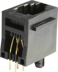 złącze żeńskie do wbudowania pionowego RJ10 econ connect MEB4/4PST  1 szt.