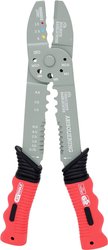 Wielofunkcyjne szczypce do zaciskania końcówek kablowych izolowanych i nieizolowanych, 220mm Zaciskarka KS Tools 115.1231 1151231, 0.75 do 6 mm²