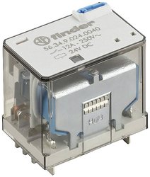 Przekaźnik wtykowy Finder 56.34.9.024.0000 56.34.9.024.0000, 12 A, 10 szt.