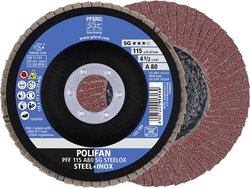 Tarcza lamelkowa PFERD A Sg Steelox 67608115 Średnica 115 mm 10 szt.