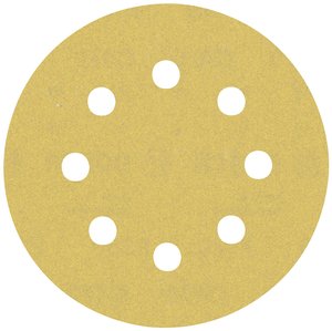 Papier ścierny EXPERT C470 z 8 otworami do szlifierek mimośrodowych, 115 mm, G 180, 5 części. Papier ścierny ekscentryczny Bosch Accessories EXPERT C470 2608900798  5 szt.