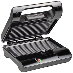 Kompaktowy grill Princess - z nieprzywierającymi płytami grillowymi Grill kontaktowy Princess 117000, 700 W, czarny