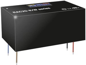 Konwerter AC/DC 20 w „POWERLINE” w 2„x1” 3kV reg Zasilacz AC/DC RECOM RAC20-05SK/W 5 V  20 W