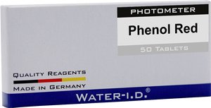 Tabletki Water ID 50 Tabletten Phenol Rot für PoolLAB