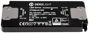 Deko Light FLAT, CC, UT350mA/12W Sterownik LED  Stałonaprądowy 12 W 350 mA 2 - 35 V  1 szt.