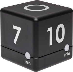 Timer TFA Dostmann Timer Cube cyfrowy czarny