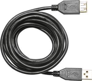Kabel USB Eltako USB-Verlängerungskabel, Złącze żeńskie USB-A, Złącze męskie USB-A, 2.00 m