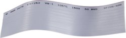 Kabel płaski, taśmowy Wymiary siatki: 0.635 mm 80 x 0.05 mm² szary BKL Electronic 1505062 Produkty w metrach bieżących