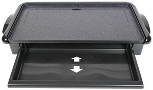 Grill stołowy SOGO Human Technology, 2000 W, czarny, stone finish
