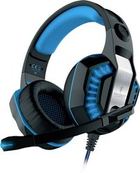 Zestaw słuchawkowy Over Ear Berserker Gaming FREYER 915167 Stereo czarny, niebieski