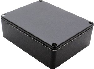 Obudowa uniwersalna Hammond Electronics 1590WBB2BK, (D x S x W) 119 x 94 x 38 mm, odlew aluminiowy, 1 szt.
