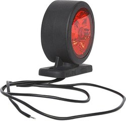 Lampa obrysowa LED Star w gumowej obudowie 12-24 V 70 mm lewa lub prawa or Światło krawędziowe 12 V, 24 V SecoRüt 90883 1 szt.