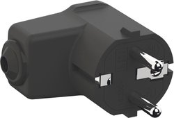 Wtyczka kątowa z uziemieniem Bachmann 960.102, IP20